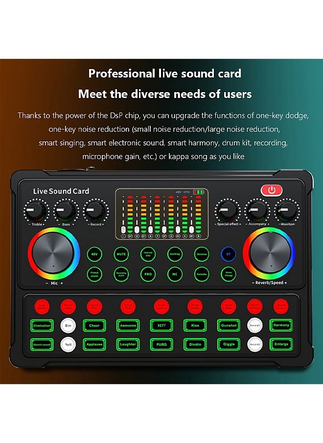 Mi VAZA - M3Podcast Microphone Sound Card - DJ Mixer - Live Sound Card for Streaming - Audio Mixer for Streaming, Gaming, Recording, Singing, Tiktok, YouTube, PC, Computer - Image 1