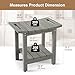oridom HIPS Shower Benches for Inside Shower Shower Stool with SpaceEfficient Storage Shelf Waterproof Shower Chair Seat for Spa BathroomLight Gray - Image 4