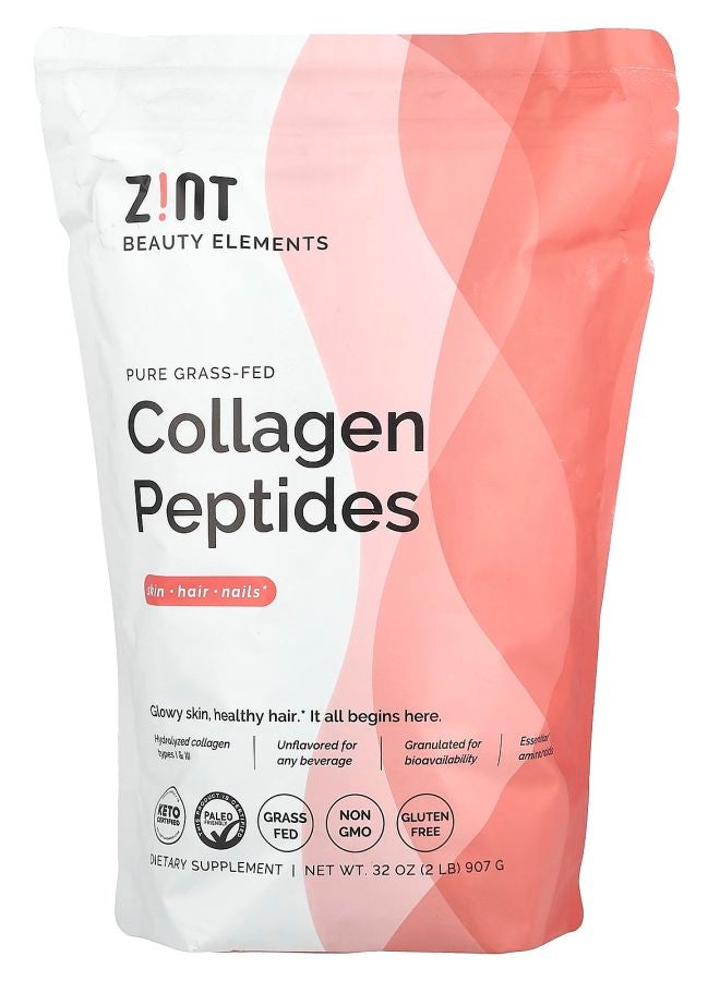 ببتيدات الكولاجين النقي من العشب 32 أونصة (907 جرام) بدون نكهة