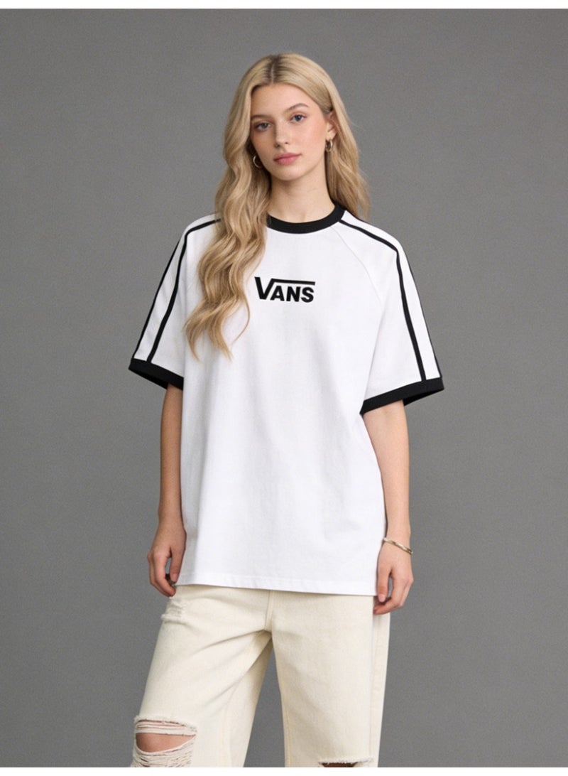 فانز Vans الرجال والنساء القمصان القصيرة الأكمام شعار الصيف الكلاسيكي - Image 1