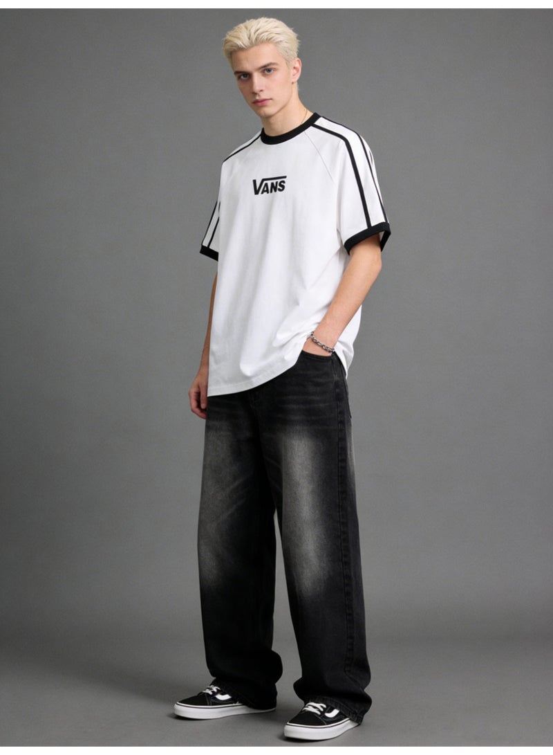 فانز Vans الرجال والنساء القمصان القصيرة الأكمام شعار الصيف الكلاسيكي - Image 3