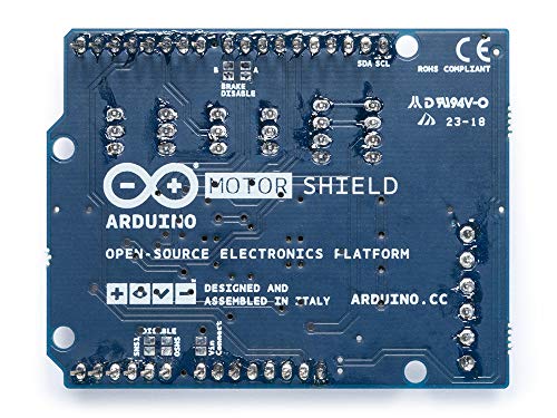 Arduino Motor Shield REV3 [A000079] - Motor Control, 4 DC Motors, 2 Stepper Motors, 1.2A per Motor, Integrated Power Supply, Compatible with Arduino IDE for Robotics and Automation Projects - Image 4