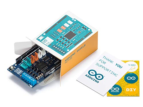 Arduino Motor Shield REV3 [A000079] - Motor Control, 4 DC Motors, 2 Stepper Motors, 1.2A per Motor, Integrated Power Supply, Compatible with Arduino IDE for Robotics and Automation Projects - Image 1