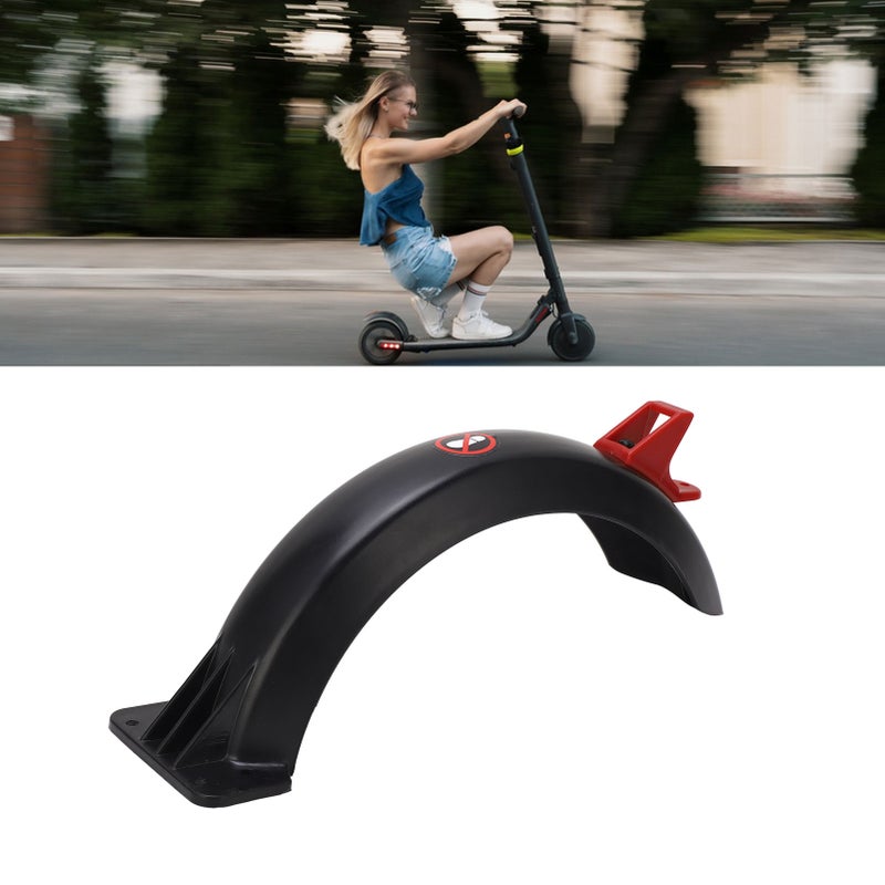 Scooter Fender Rear Mud Guard with Hook Reflective Strip Plastic Scooter Accessory for GOTRAX GXL V2 Rainy Day - Image 5