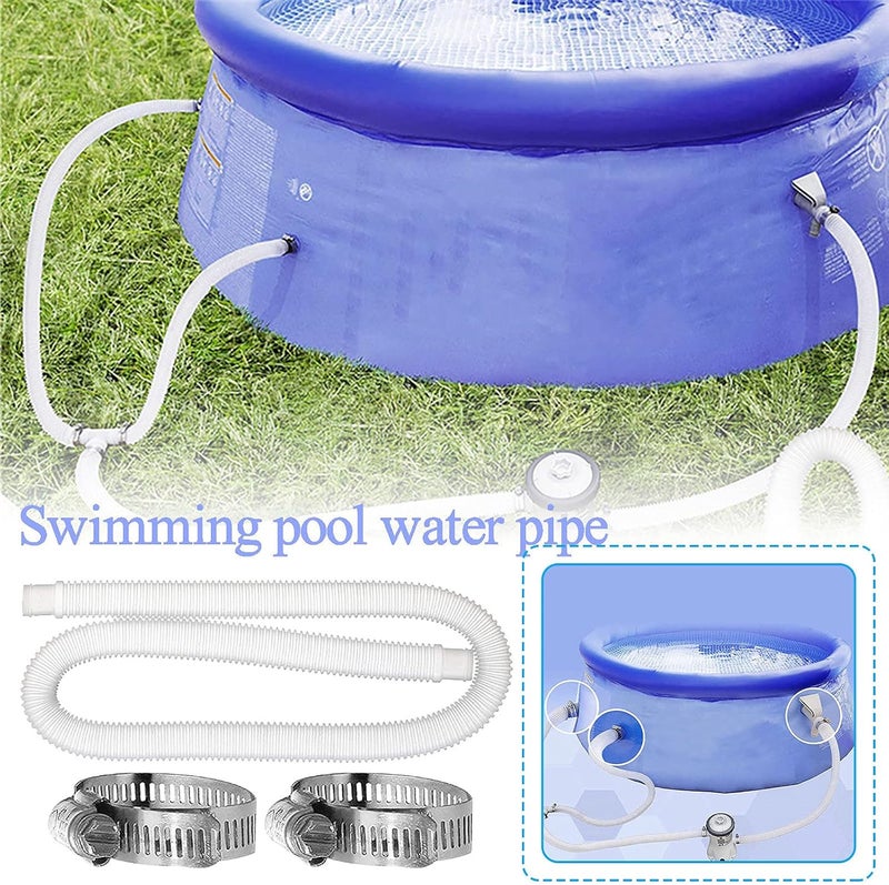 woobles Swimming Pool Replacement Hose for Above Ground Pool Accessory Pool Pump Replacement Hose Filter Pump Hose 1.25\\ - Image 1