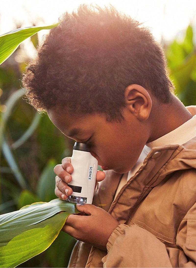 Kids Portable Handheld Optical Microscope for Boys  Girls, Science Outdoor Exploration Educational Toy Gift - Image 1