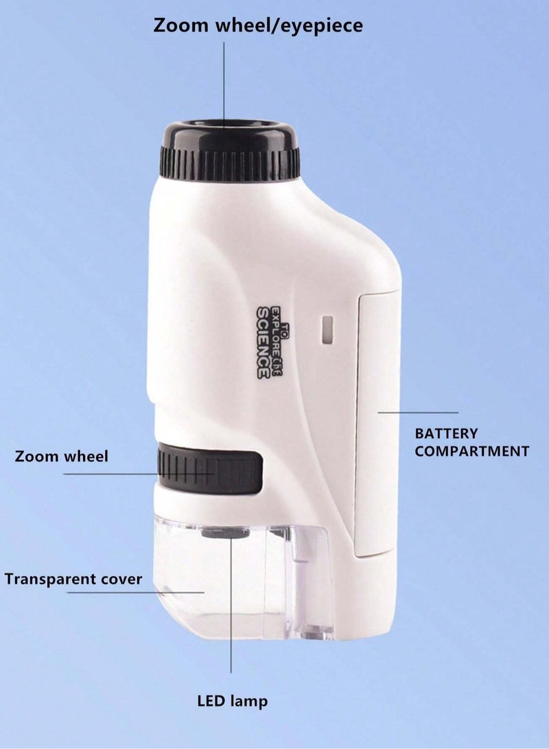 Kids Portable Handheld Optical Microscope for Boys  Girls, Science Outdoor Exploration Educational Toy Gift - Image 2