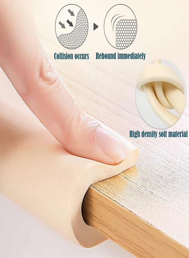 Fozobaiy U Shape Edge Protectors for Glass Coffee Table,Foam Baby Proofing Safety Bumper Guard Strip,Corner Protectors for Kids,Extra Thick,Suitable for Furniture Fireplace,6.5 Ft/2m (U Type(Black)) - Image 4