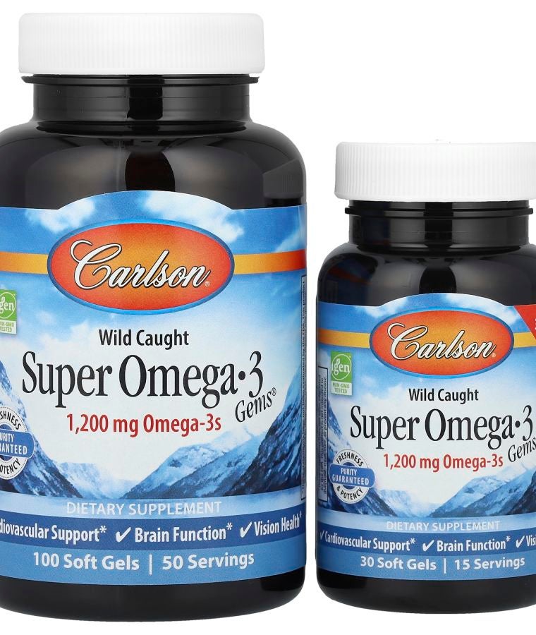 جواهر أوميغا-3 الفائقة المصطادة من البرية® 100 + 30 كبسولة لينة