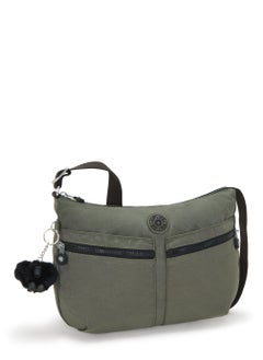 kipling Izellah Medium Across Body Shoulder Bag Green Moss  - Image 5