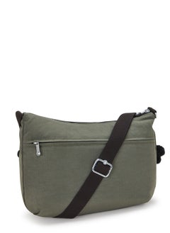 kipling Izellah Medium Across Body Shoulder Bag Green Moss  - Image 4