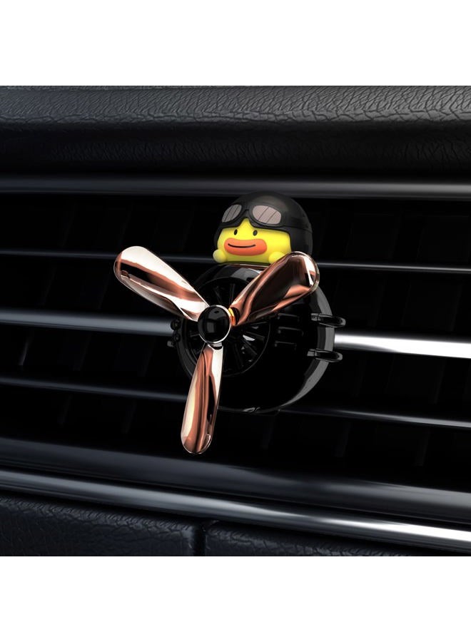 Yokosea Pilot Black Warrior Rotating Propeller Car Diffuser Automotive Air Outlet Fan Creative Car Perfume Decoration - Image 2