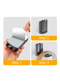 SYOSI 2Pcs Headphone Stand Holder Universal Hanger Sticky Adhesive Headset Hanger for Universal Gaming Headset for Sennheiser Airpods Max Sony Bose Beats Gaming Controller Cables Gamepad  - Image 4