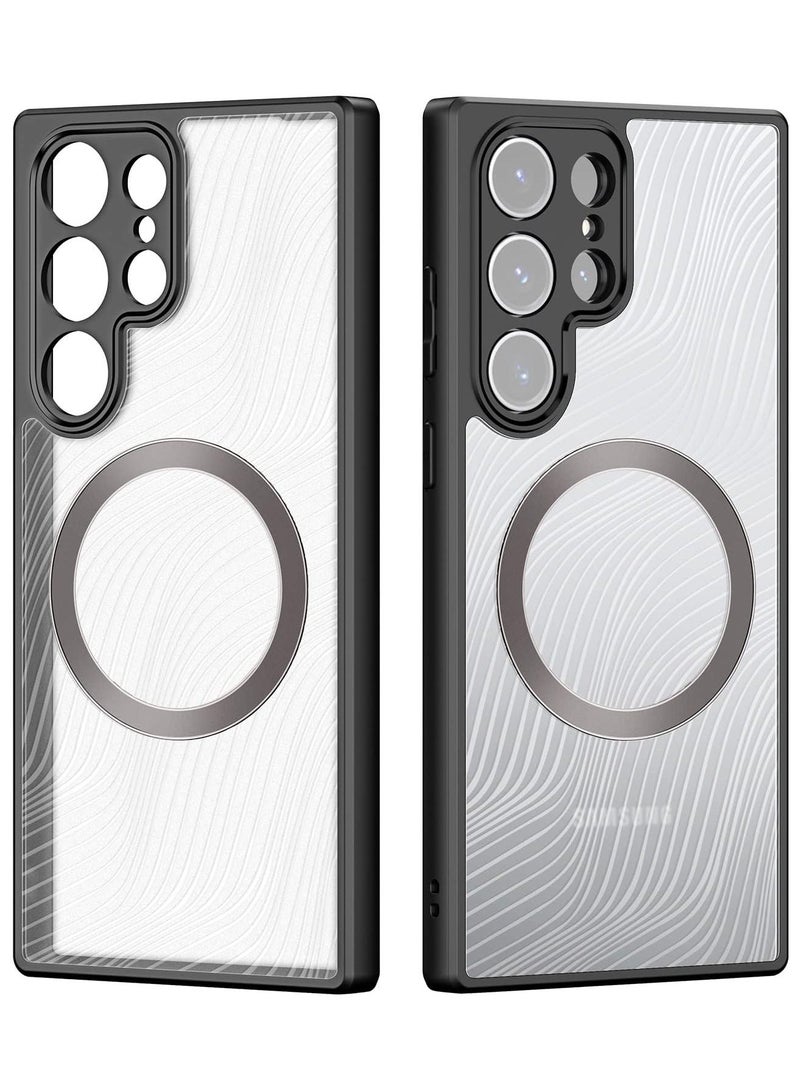 Samsung S24 Ultra Case, TPU Translucent Matte Back Shockproof Protective Phone Cover Cases with Camera Protection, Support Wireless Charging Cover for Samsung S24 Ultra 5G - Image 2