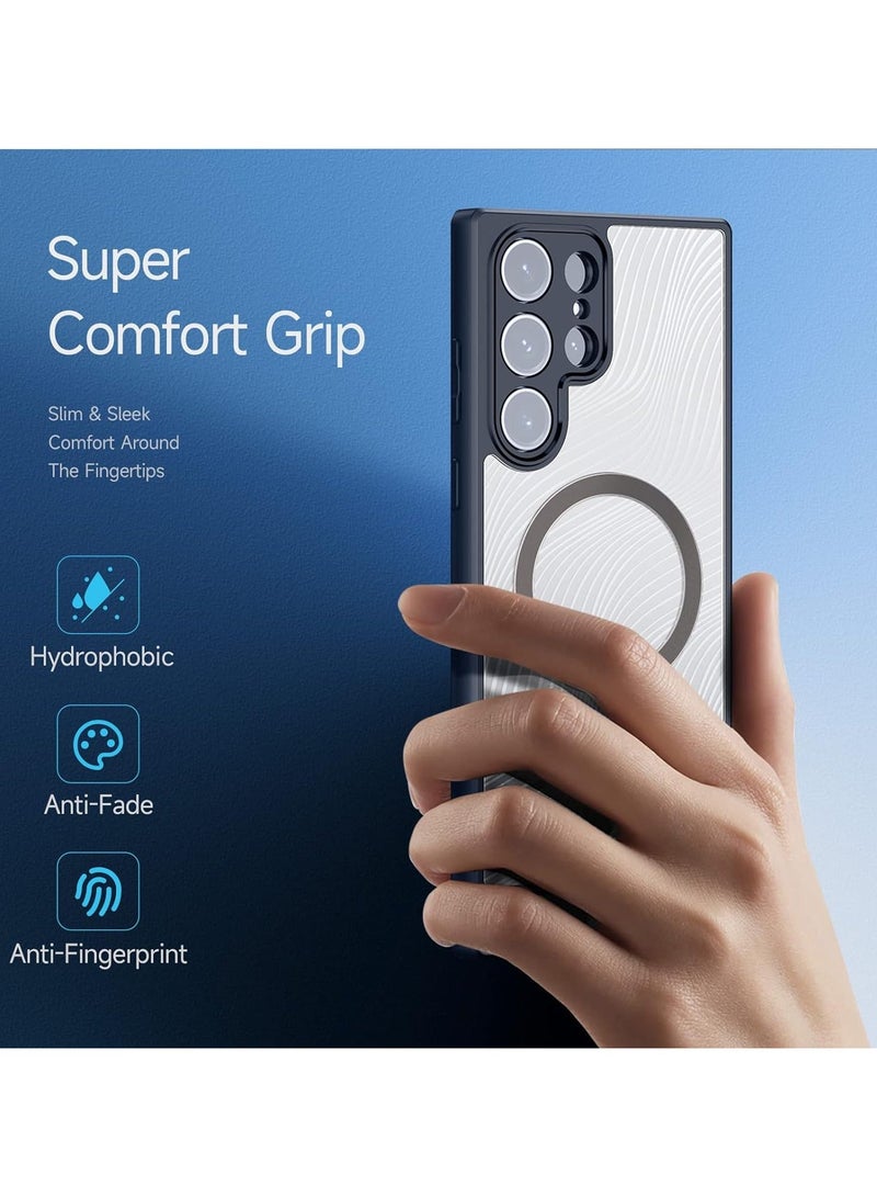 Samsung S24 Ultra Case, TPU Translucent Matte Back Shockproof Protective Phone Cover Cases with Camera Protection, Support Wireless Charging Cover for Samsung S24 Ultra 5G - Image 4