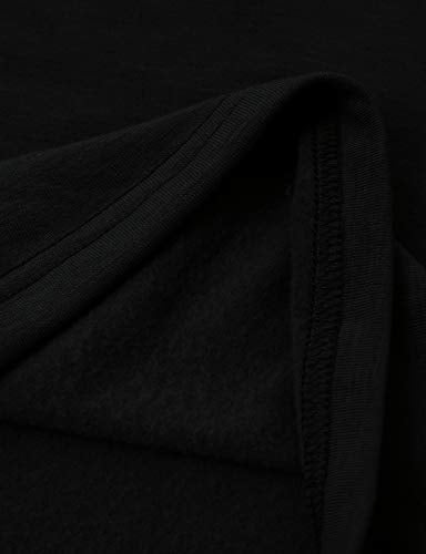 Ohoo Men's Fleece Turtleneck Sweater Slim Fit Lightweight Pullover / DCT001-BLACK-M - Image 4