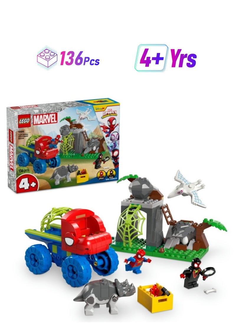 LEGO Spidey Team Spidey Dino Crawler Rescue 11199 (136) Pieces  - Image 1