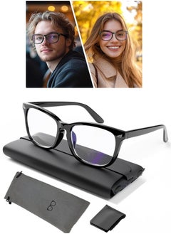 Blue Light Blocking Glasses for Men and Women, Gaming Computer Glasses Anti Glare Headache Eyes Strain Glasses with Blue Light Filter, Super Light Weight Reading TV PC Phone Computer Fashion Eye Glasses