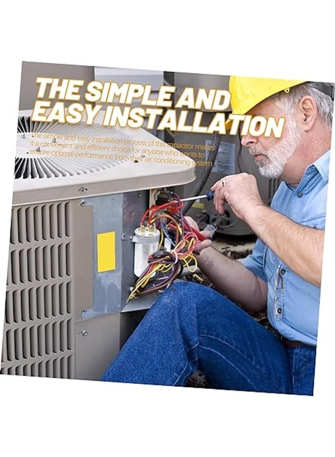 Royal Apex Burst Proof 2 Pin Round Capacitor with Aluminium Housing for AC, Motor Compressor etc | EN60252 CES2 RoHS Standards | Made in India (2 PIN 60MFD (60µF)) - Image 4