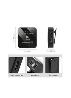 PULUZ PULUZ Wireless Lavalier Microphone for Type C Phone, Type C Receiver and Dual Microphones, 12 hour battery life for iphone 15, samsung, xiaomi, oneplus, oppo, vivo, Tablets  - Image 5