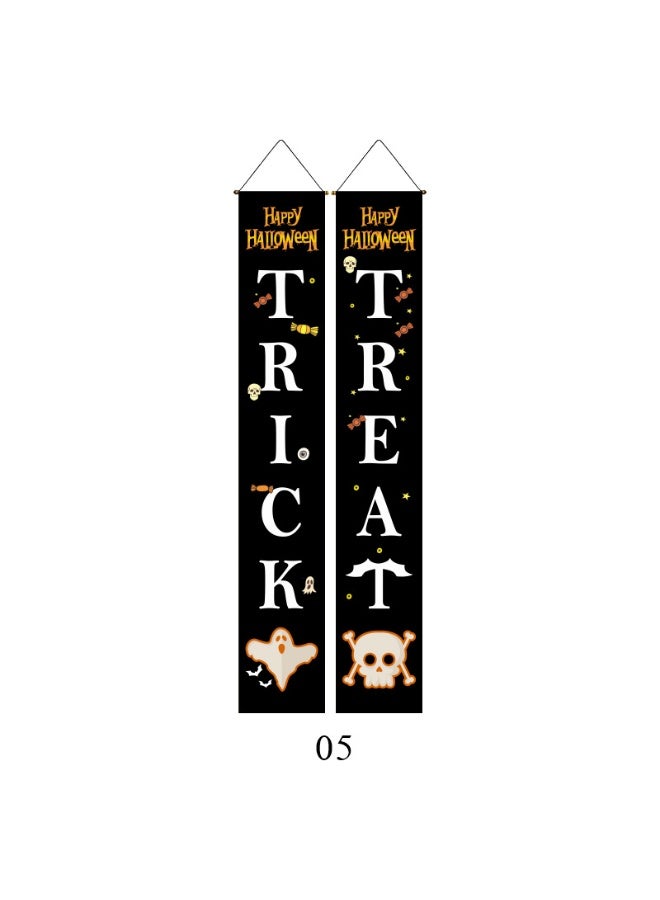 NIBEMINENT Halloween Door Curtain Set - 3 Pieces