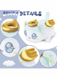 Y&D Cat Plush, 10" Plushies Collectible, Mee Meow, Cute Food Stuffed Animal Plush Pillow  - Image 2