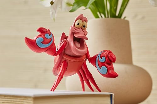 Enesco Disney Traditions Collection by Jim Shore The Little Mermaid Sebastian The Crab Miniature Figurine Resin Hand Painted Crafted Collectible Disney Mini Figurines Home Decor Statue 37 Inch - Image 3