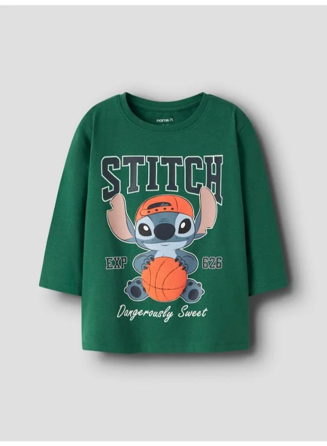 NAME IT Kids Stitch Crew Neck T-Shirt
