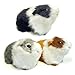 Basuo-9Q Basuo9Q 3 Pcs Assorted Color Realistic Hamster Figurines Plush Toys Lifelike Guinea Pig Stuffed Animals Home Decor Kids Gift Party Favors Rodent Photo Props - Image 2