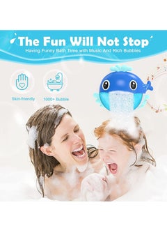 SYOSI Bath Toys Bath Bubble Maker Bathtub Bubble Machine Whale ...