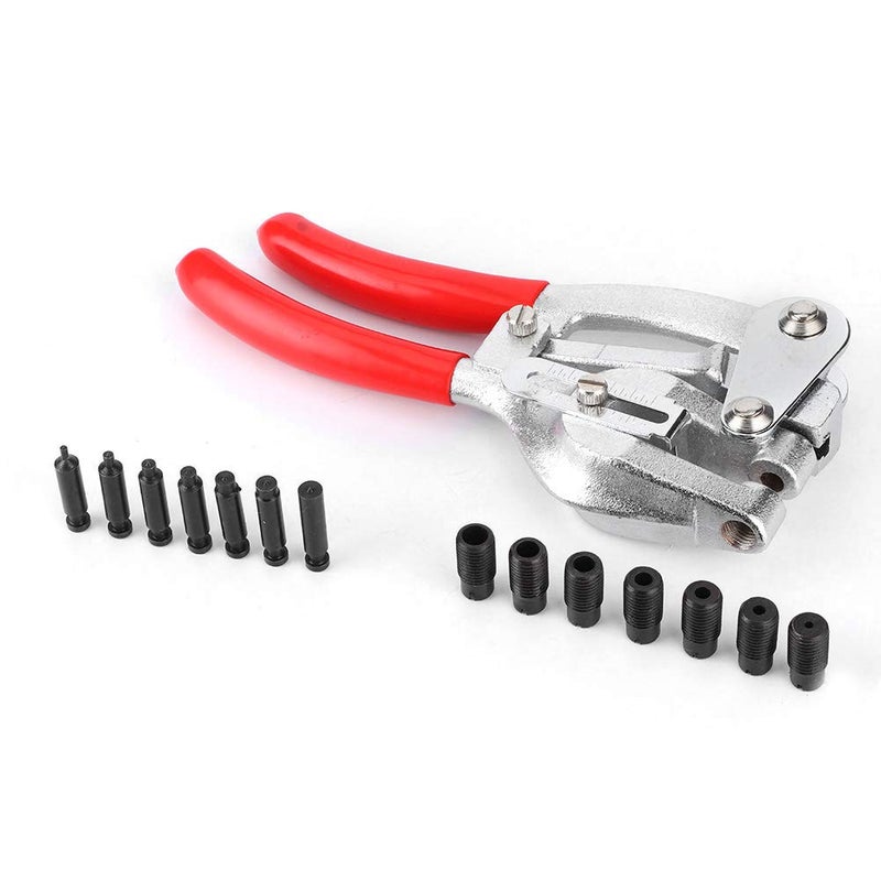 16 قطعة مجموعة كماشات ثقب متعددة الوظائف مع مقياس عمق قابل للتعديل مصنوعة من معدن مصبوب للجلد والبلاستيك - Image 3