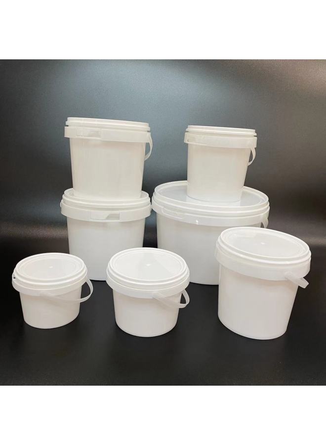 Food Grade Pp Transparent Plastic Round Barrel Goo Card Packaging Barrel Storage Barrel Ice Powder Milk Tea Fruit Tea Barrel Small Square Barrel - Image 1