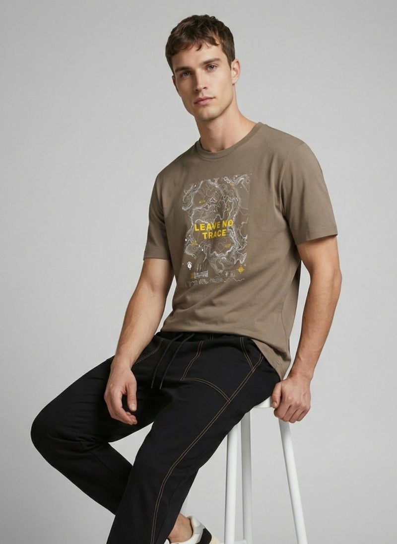 نوبيرو NOBERO Men's Premium Printed Regualr T-Shirt - Image 4