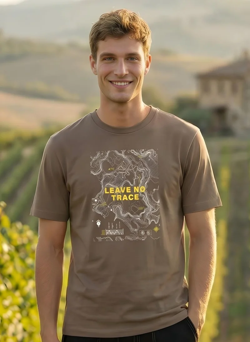 نوبيرو NOBERO Men's Premium Printed Regualr T-Shirt