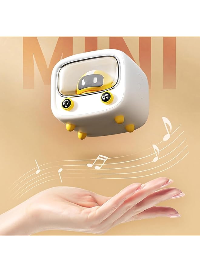 erorex Wireless Bluetooth Speaker Cartoon Bluetooth Speaker With Night Light Robot Portable Mini Wireless Bluetooth Speaker For Kids With Loud Volume Bluetooth 5.0 For Bedroom Home Office - Image 3