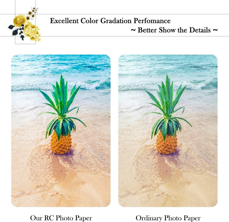 A-SUB Premium Photo Paper Luster 13x19 Inch 66lb for Inkjet Printers 50 Sheets, Single Sided - Image 3