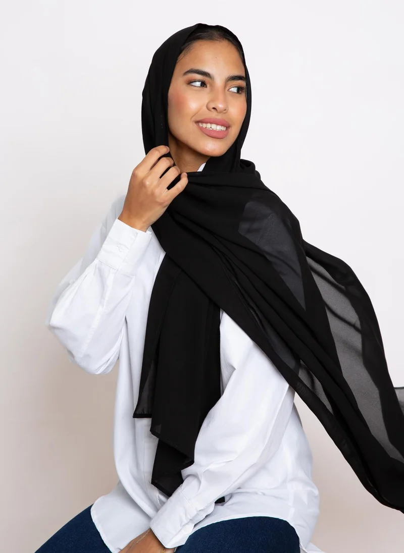 كاف ميم طرحة ليزر أسود