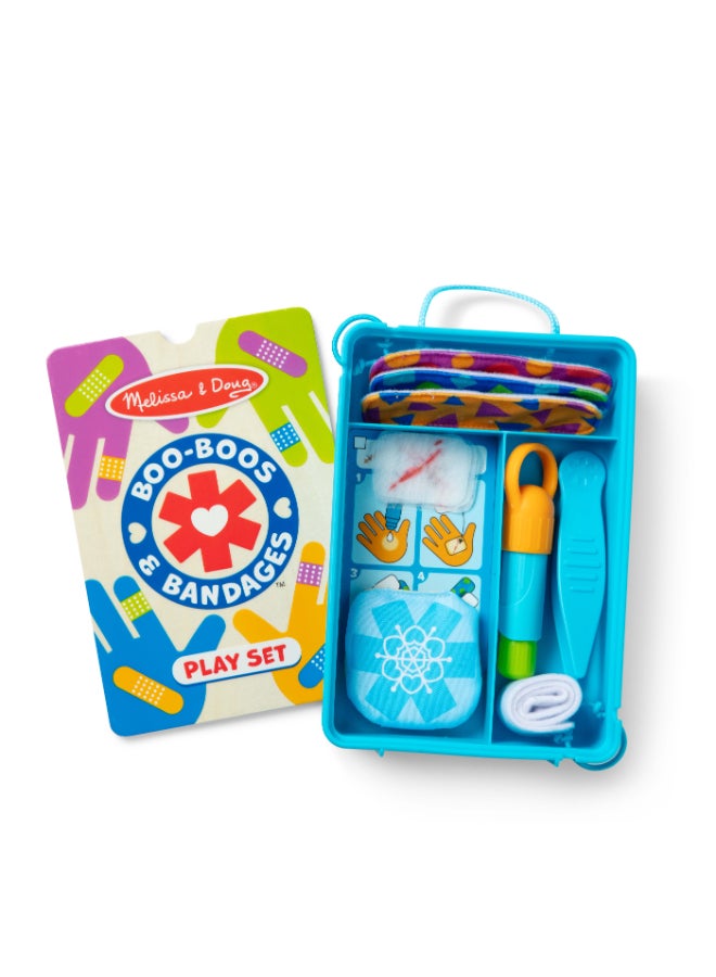 Melissa & Doug Boo-Boos & Bandages Reusable Play Set - Image 4