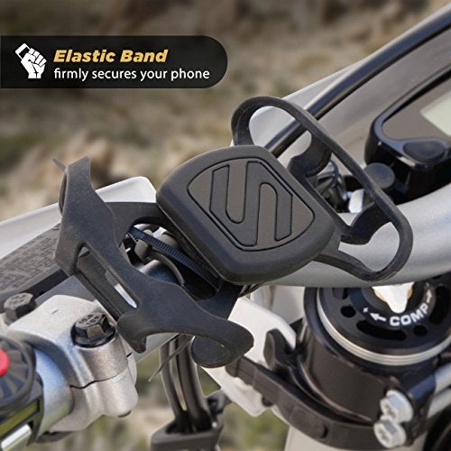 Scosche MBM2SMI MagicMount Magnetic Bike Phone Mount, Universal Fit, 360 views, Adjustable Rubber Elastic Bands, Magnet Mount for Cellphone - Image 4