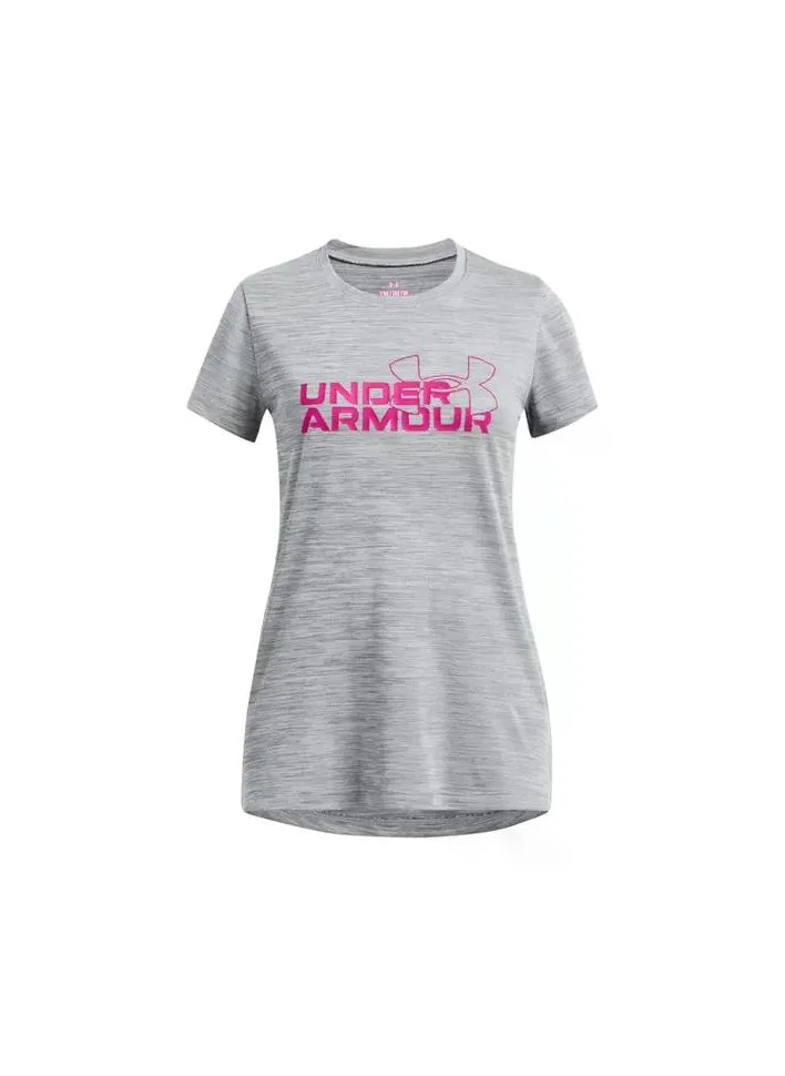 UNDER ARMOUR Girls' Tech Twist Logo T-shirt