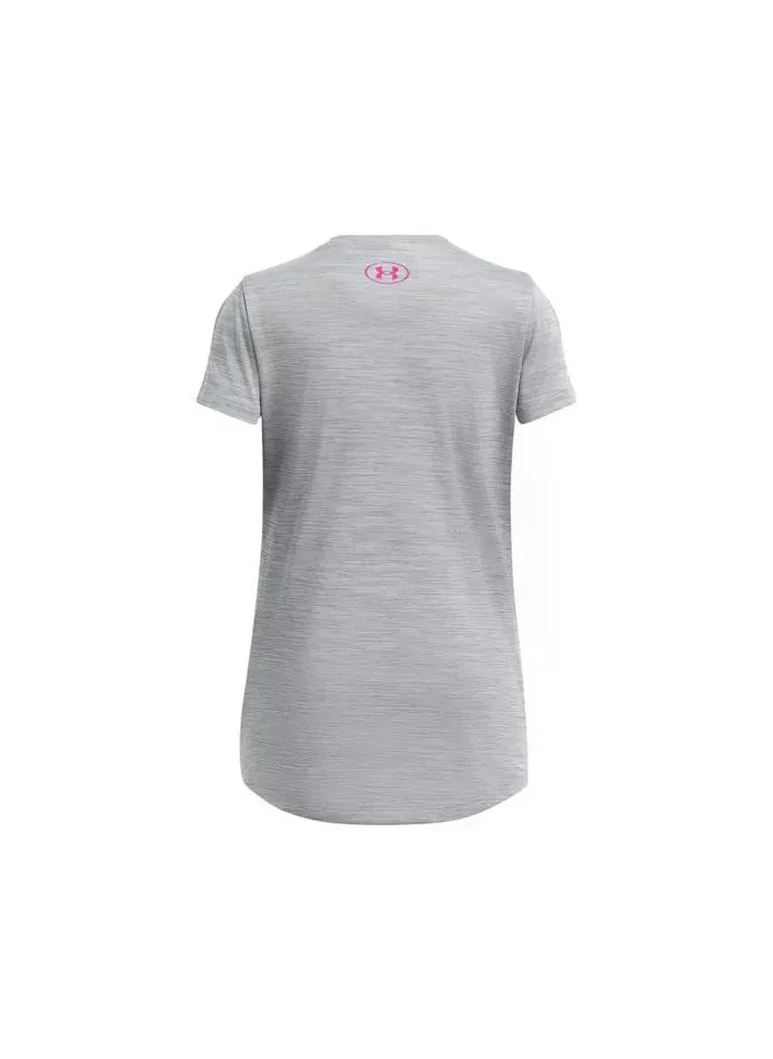 UNDER ARMOUR Girls' Tech Twist Logo T-shirt
