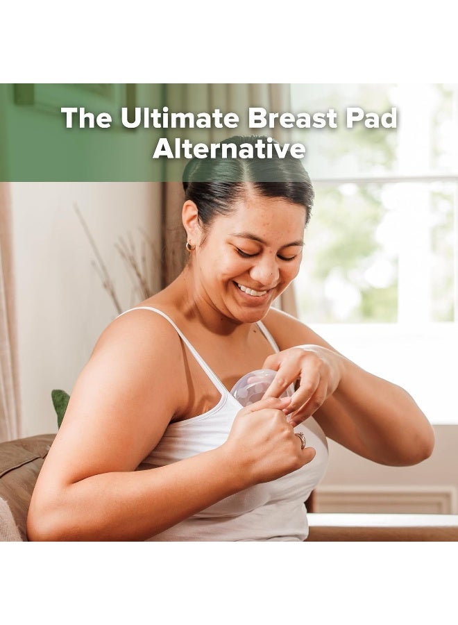 haakaa Breast Shells Nursing Cup Silicone Breast Milk Collector Milk Savers for Breastfeeding Shells Protect Sore Extra-Soft and Reusable, 1 pc - Image 2