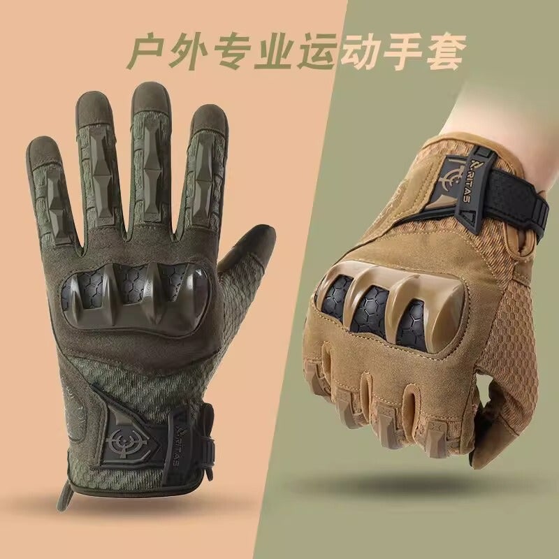 Sports Gloves With Air Cushion Anti Slip Wear Resistant Protection For Fitness Cycling And Outdoor Activities - Image 3