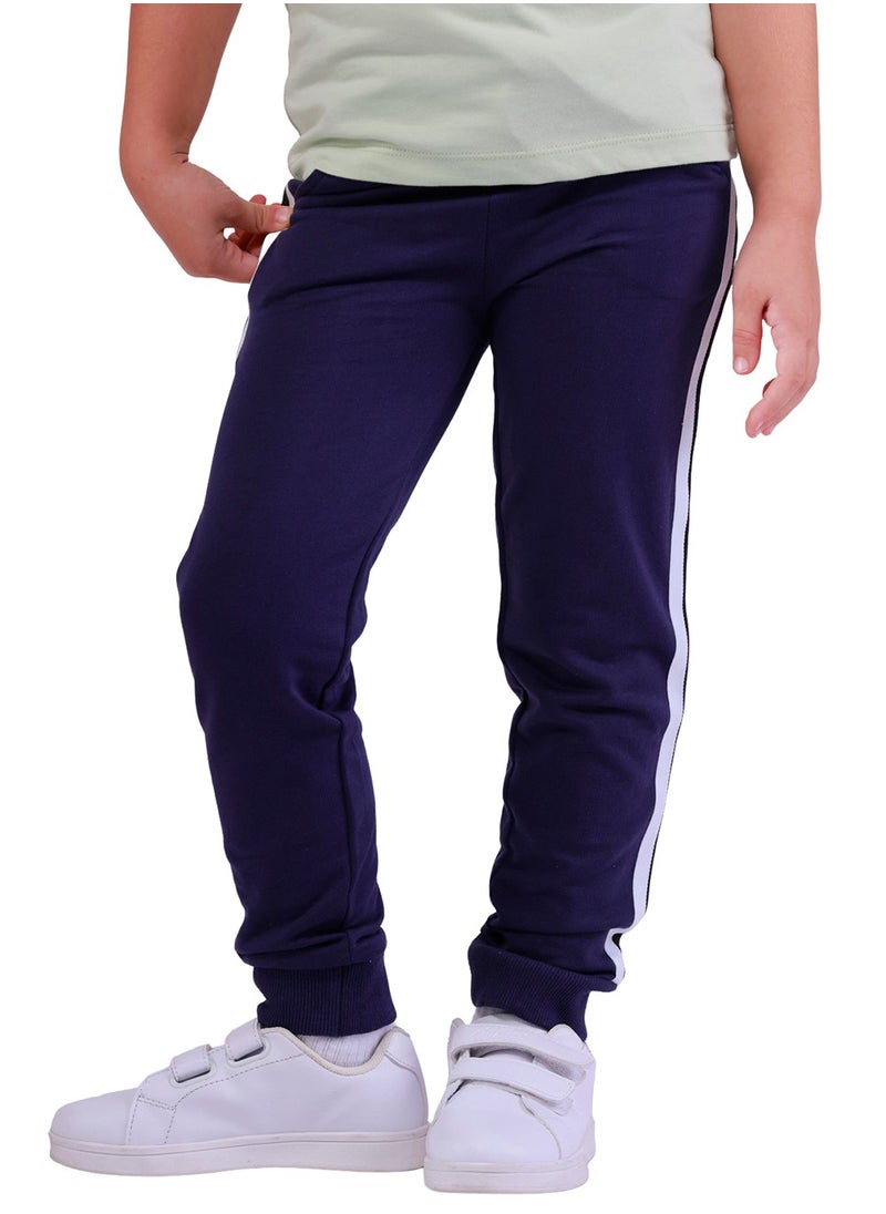 Nuego Fashion Kids Girl Joggers Navy Color Pure Cotton, Comfortable and Eco Friendly Age 2 - 7 Years - pzsku/Z5648DBCFC04209EF189AZ/45/_/1715672524/7576e261-1114-4b85-8057-678943861bc5