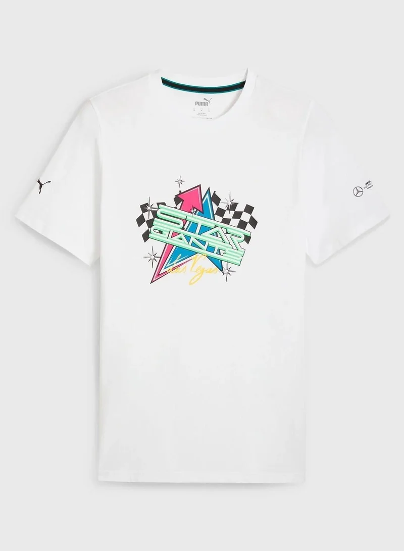 AMG Petronas Formula 1 Team  Mercedes-AMG Las Vegas GP Garage Crew T-shirt for Men | Best Price UAE