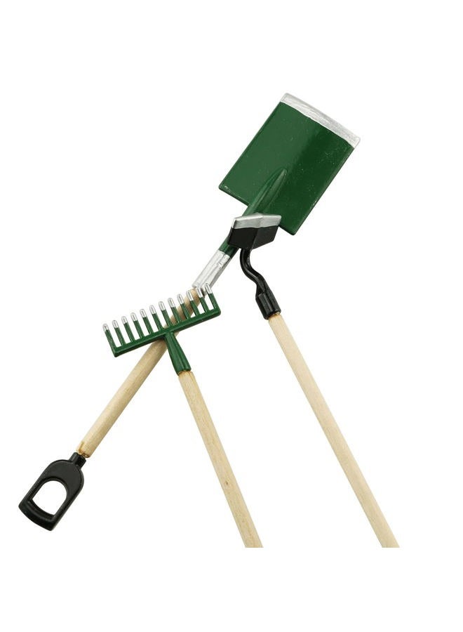 Tegg Miniature Dollhouse Garden Tools 6PCS Mini Doll House Working Accessories - Image 3