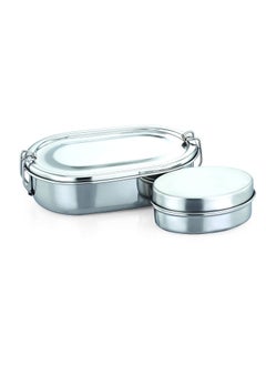 Expresso Expresso Stainless Steel Lunch Box for School, Office Tiffin – Capsule Shape  - Image 1