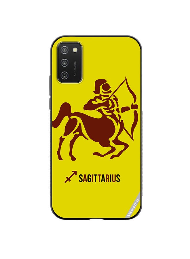 VR CREATIVE Protective Case Cover For Samsung Galaxy A02s Sagittarius Silhouette Zodiac Signs Design Multicolour - Image 1
