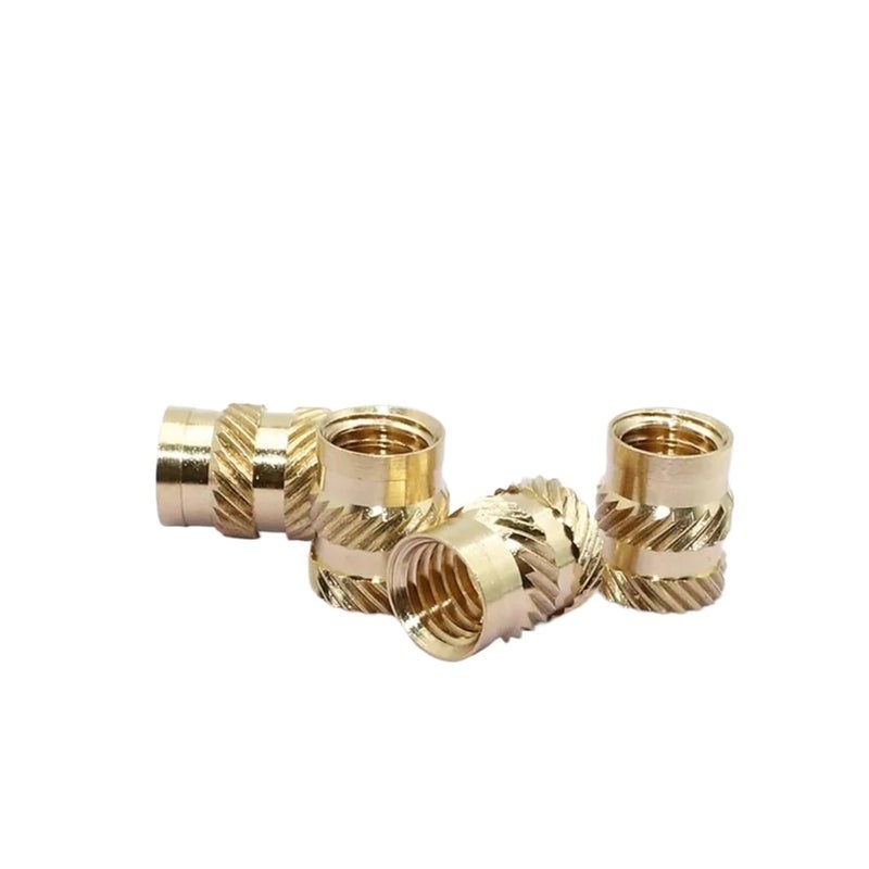 Versatile Hot Melt Brass Heat Insert Nut Iron Tip Embedded Heating Knurled Inserts Nuts 3D Printer Notebook(500pcs M3) - Image 1