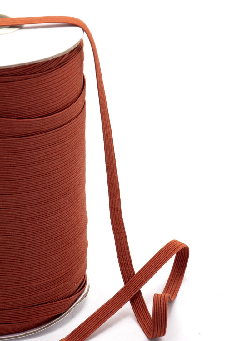 Premium Elastic Band - 6mm, 144 Yards Roll - Rustic Red - Ideal for Sewing and Crafting - Image 2